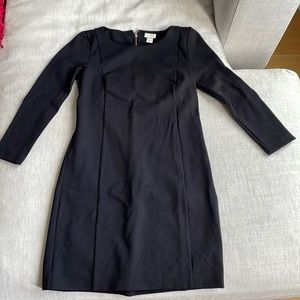 Black J.Crew 3/4 sleeve dress size xxs